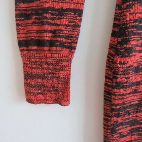 REBECCA MINKOFF Silk Cashmere Open Back Essef Sweater Dress Burnt Orange Size S - Picture 7 of 15